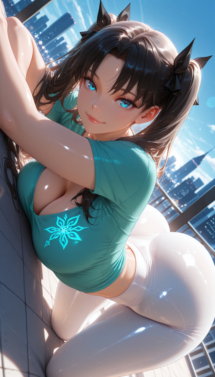 Tohsaka Rin 😍-pixiv插画-作品交流服务