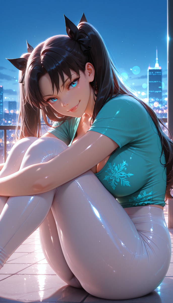 Tohsaka Rin 😍-pixiv插画-作品交流服务