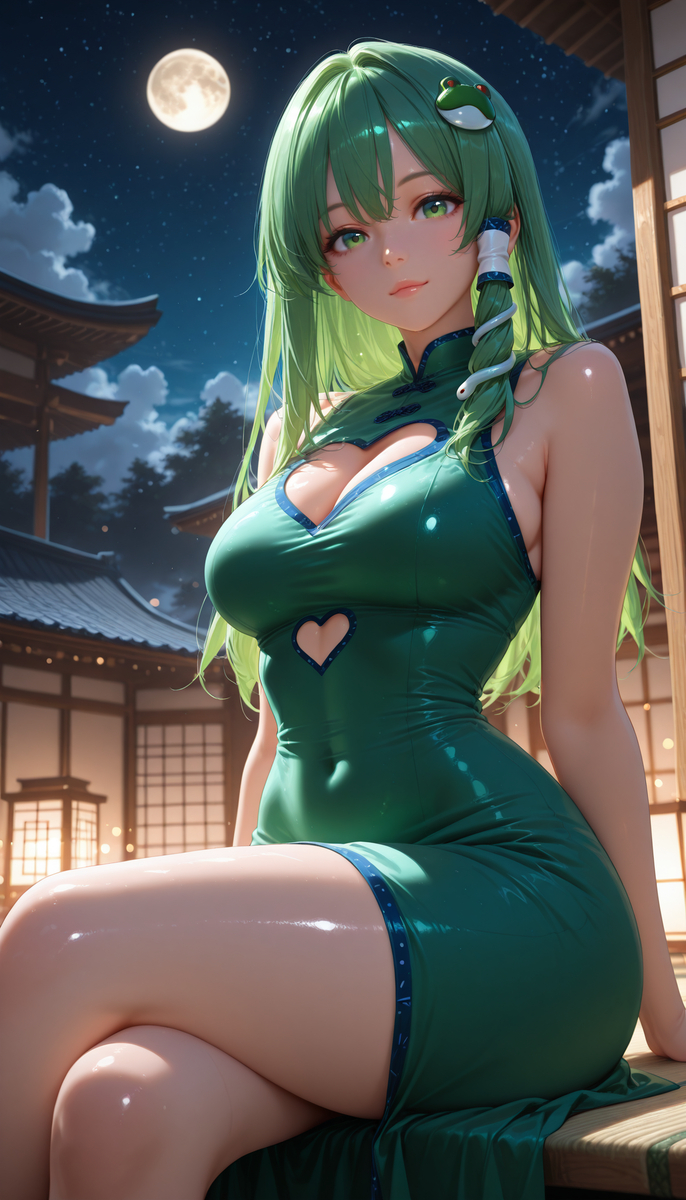 Sanae Kochiya😍-pixiv插画-作品交流服务