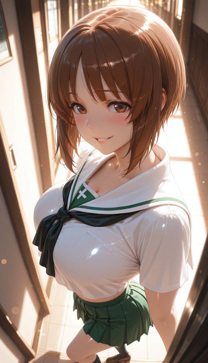图片[1]-Miho Nishizumi😍-pixiv插画-作品交流服务