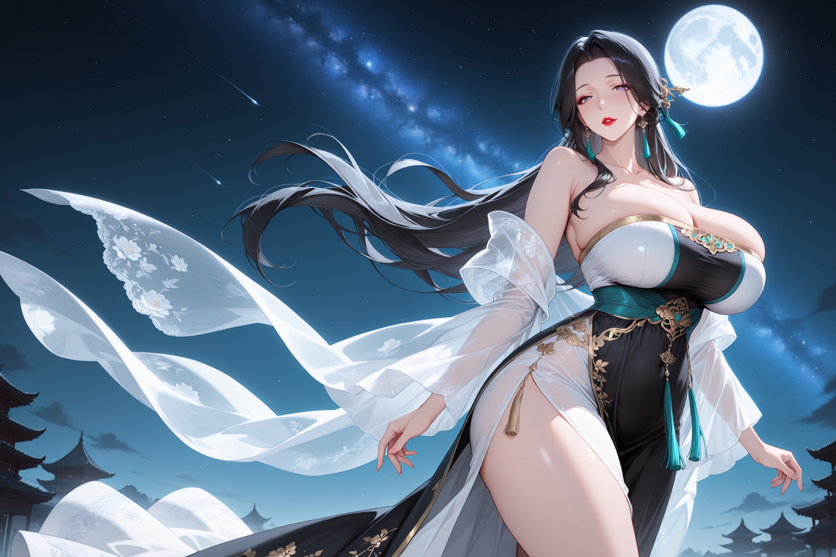 星空下的仙子-pixiv插画-作品交流服务