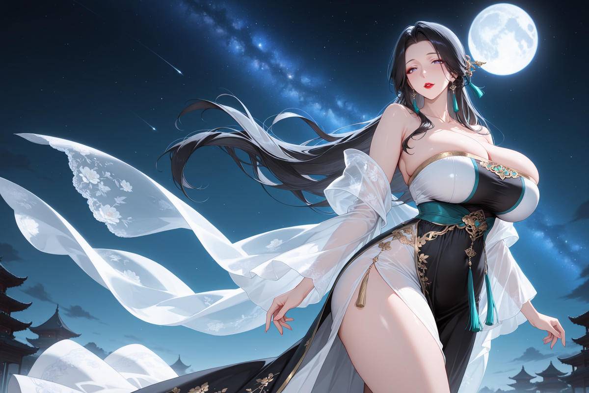 星空下的仙子-pixiv插画-作品交流服务
