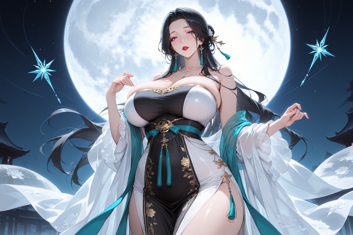 星空下的仙子-pixiv插画-作品交流服务