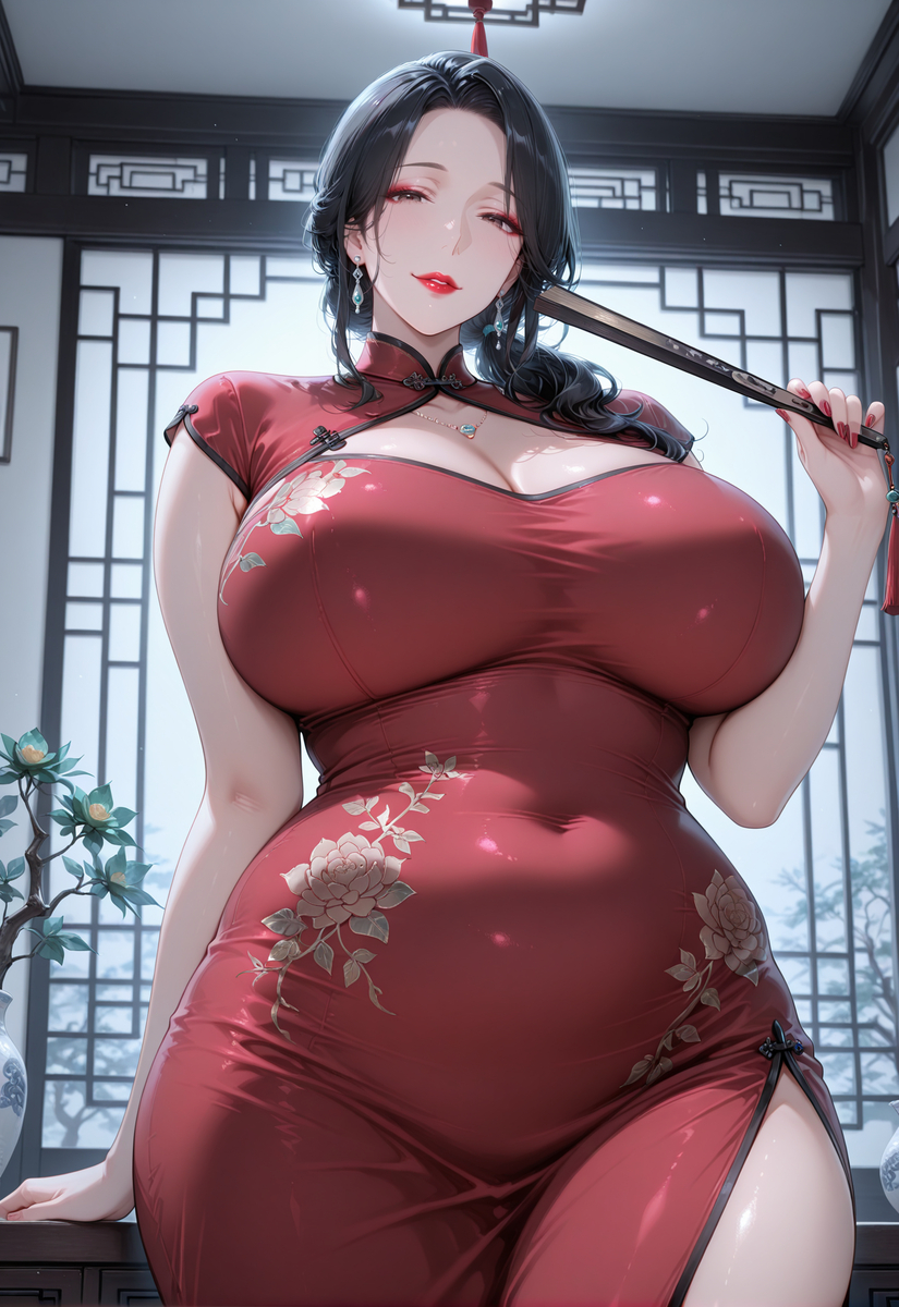 图片[12]-旗袍mom2-pixiv插画-作品交流服务