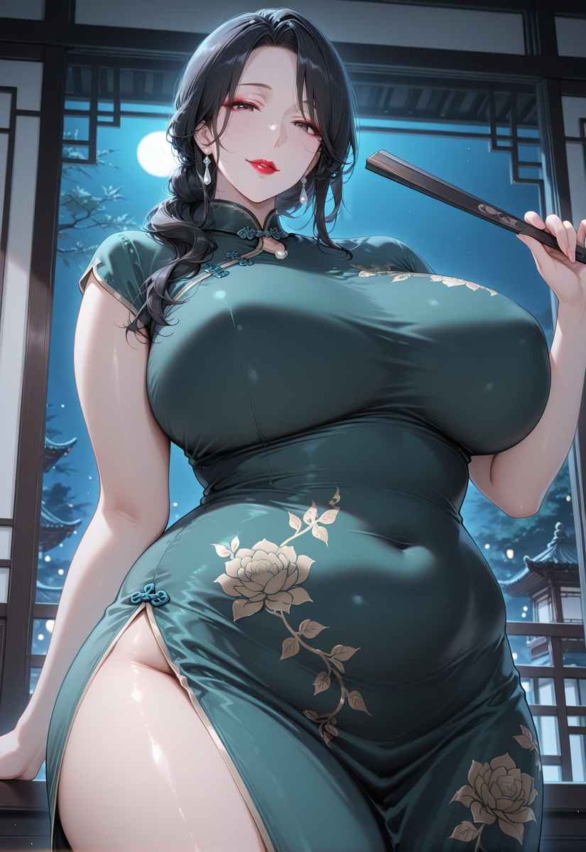 图片[19]-旗袍mom2-pixiv插画-作品交流服务