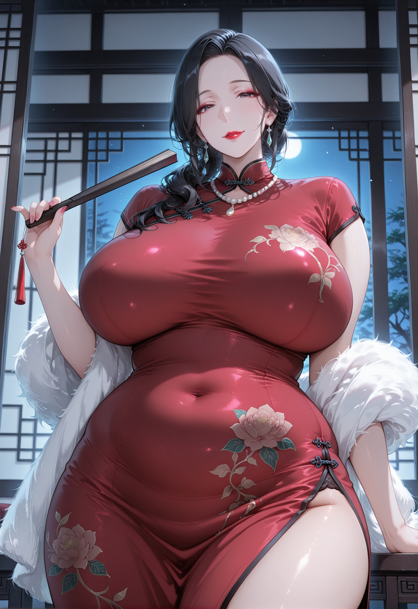 图片[5]-旗袍mom2-pixiv插画-作品交流服务