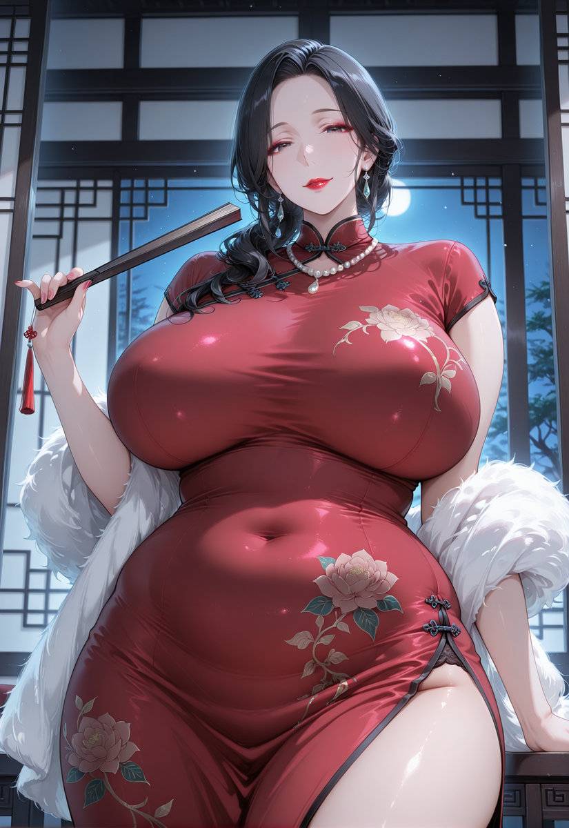 图片[5]-旗袍mom2-pixiv插画-作品交流服务