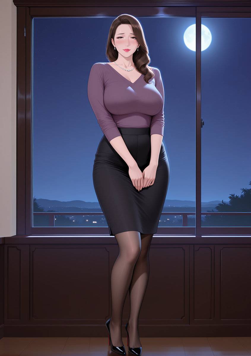 性感人妻-1-pixiv插画-作品交流服务