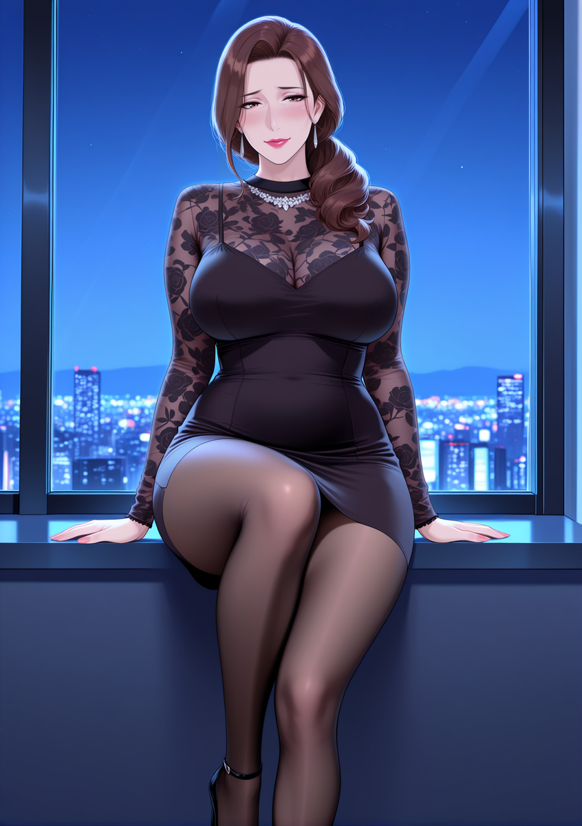 图片[18]-蕾丝是熟女的最佳情趣-pixiv插画-作品交流服务