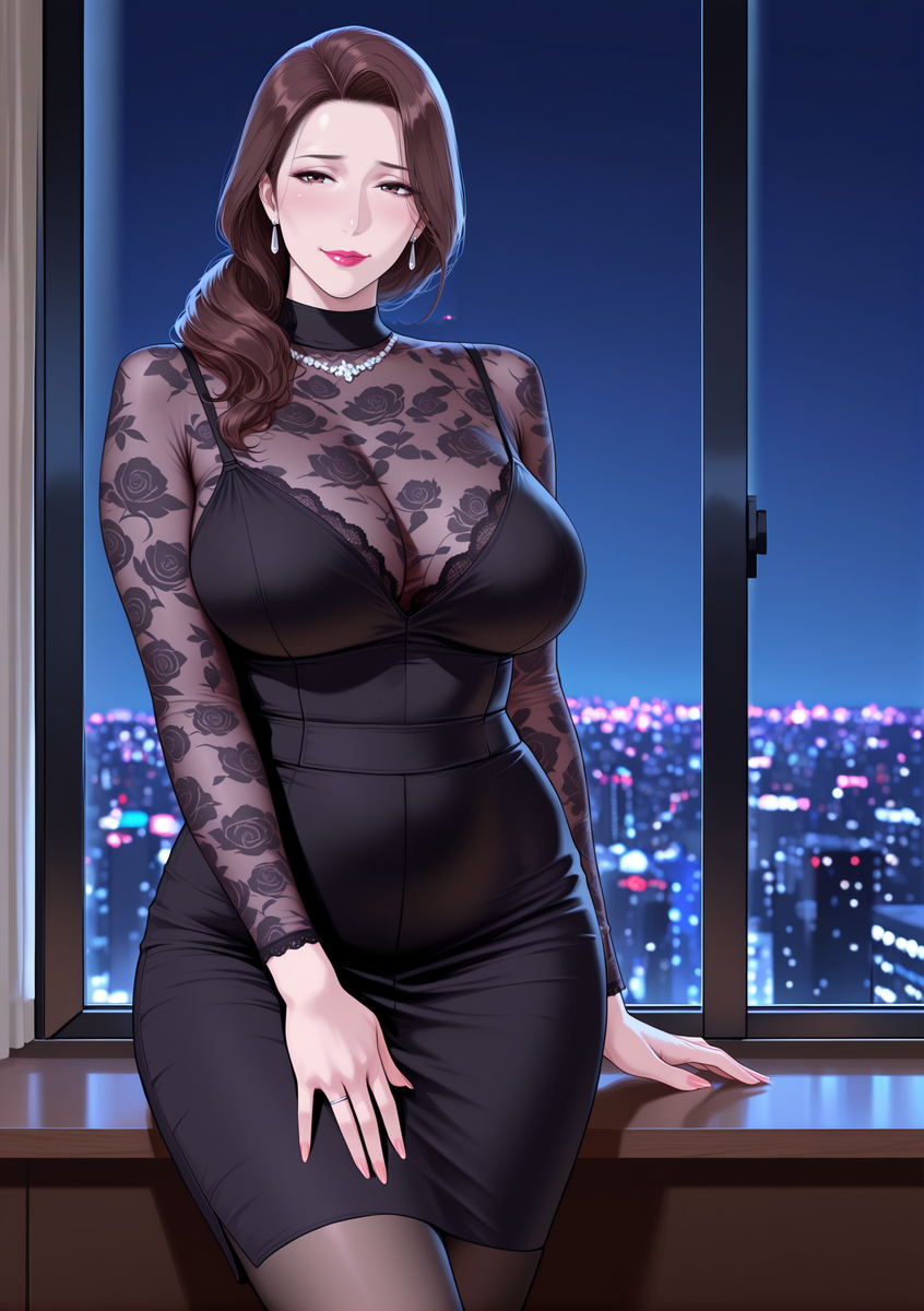 图片[21]-蕾丝是熟女的最佳情趣-pixiv插画-作品交流服务