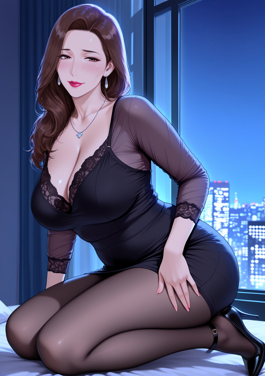 图片[42]-蕾丝是熟女的最佳情趣-pixiv插画-作品交流服务