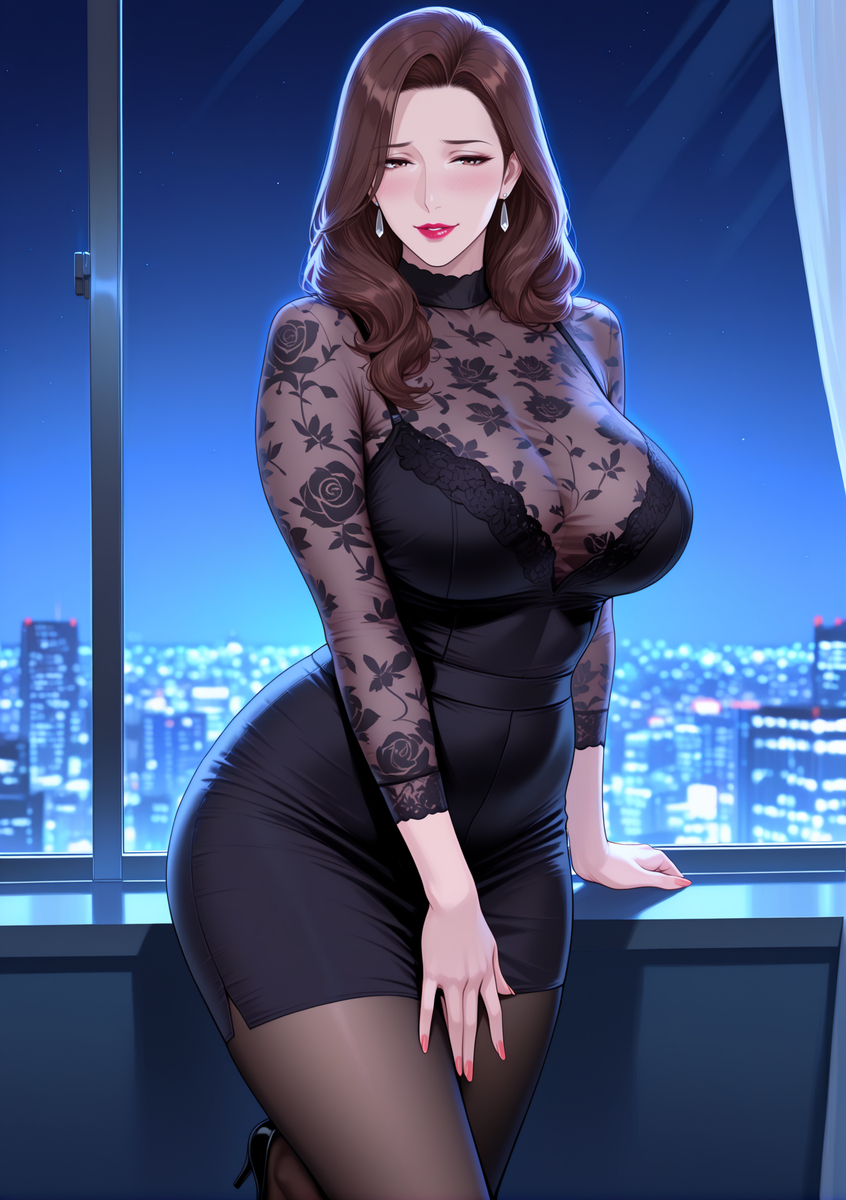 图片[57]-蕾丝是熟女的最佳情趣-pixiv插画-作品交流服务