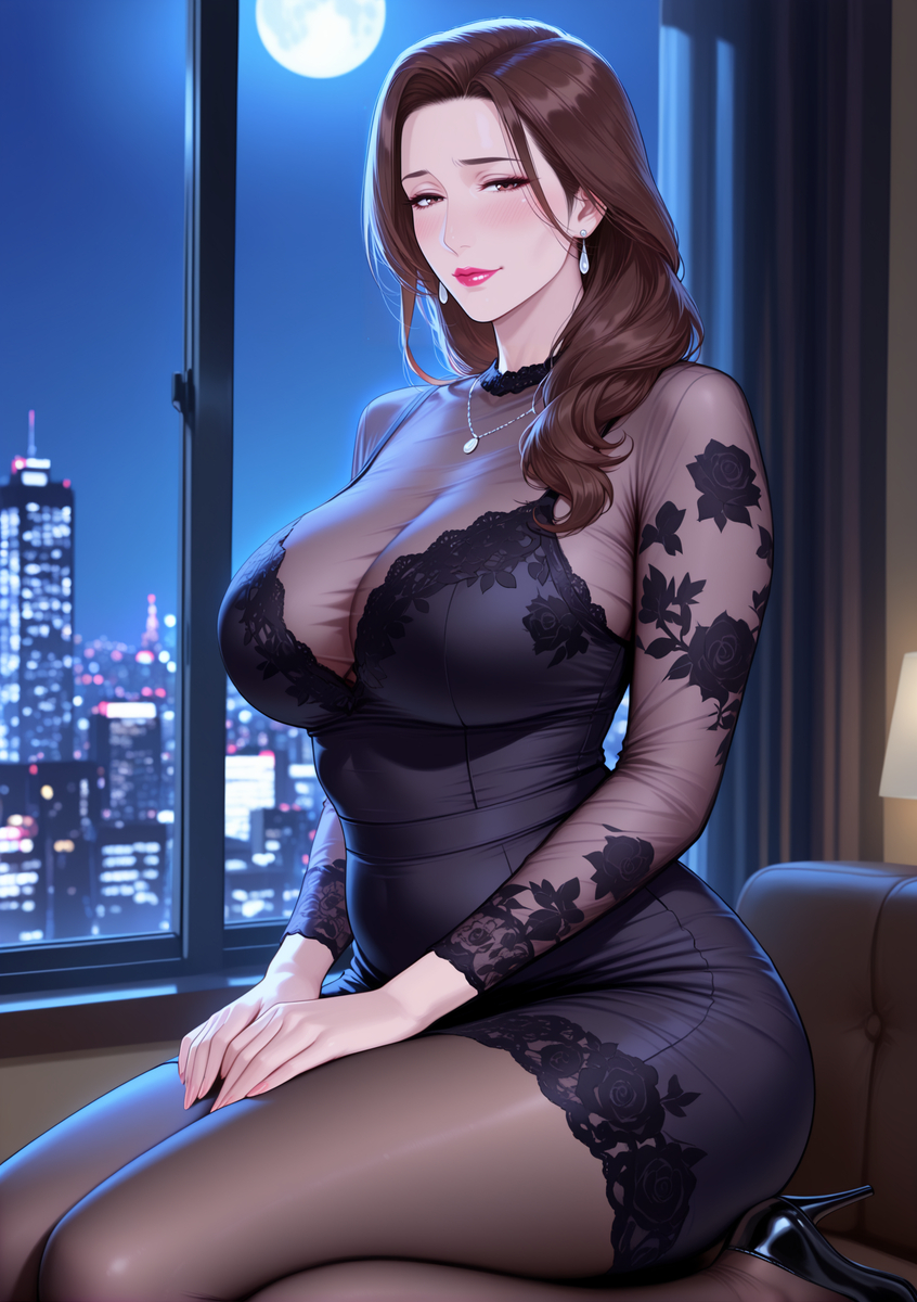 图片[64]-蕾丝是熟女的最佳情趣-pixiv插画-作品交流服务