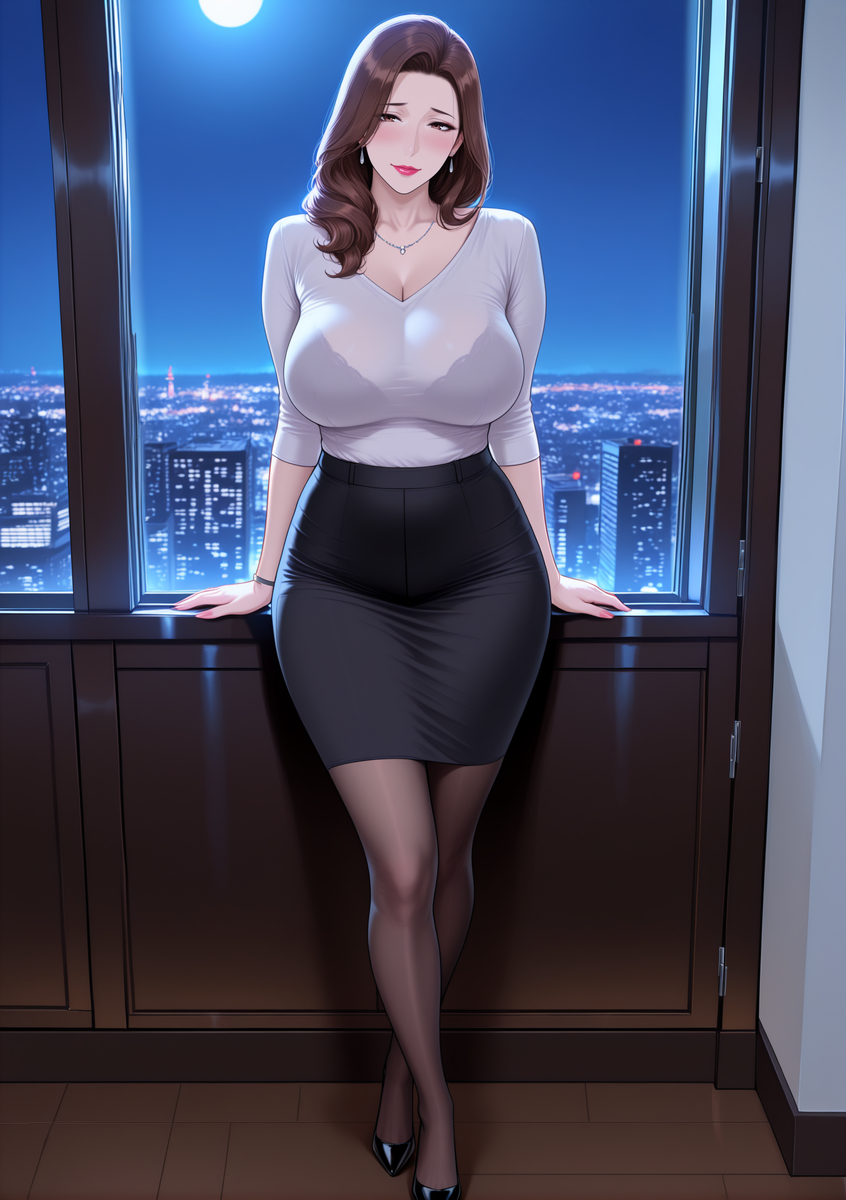 图片[13]-人妻若隐若现的性感内衣-pixiv插画-作品交流服务