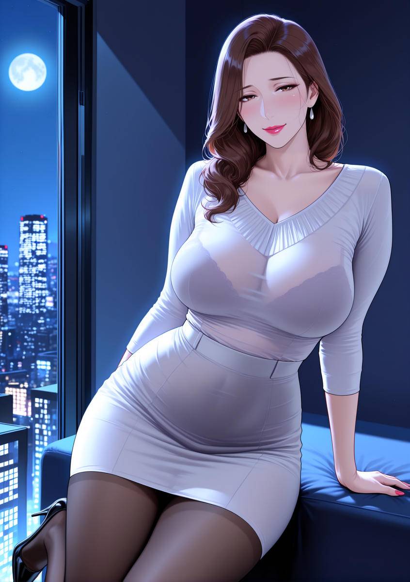 图片[18]-人妻若隐若现的性感内衣-pixiv插画-作品交流服务
