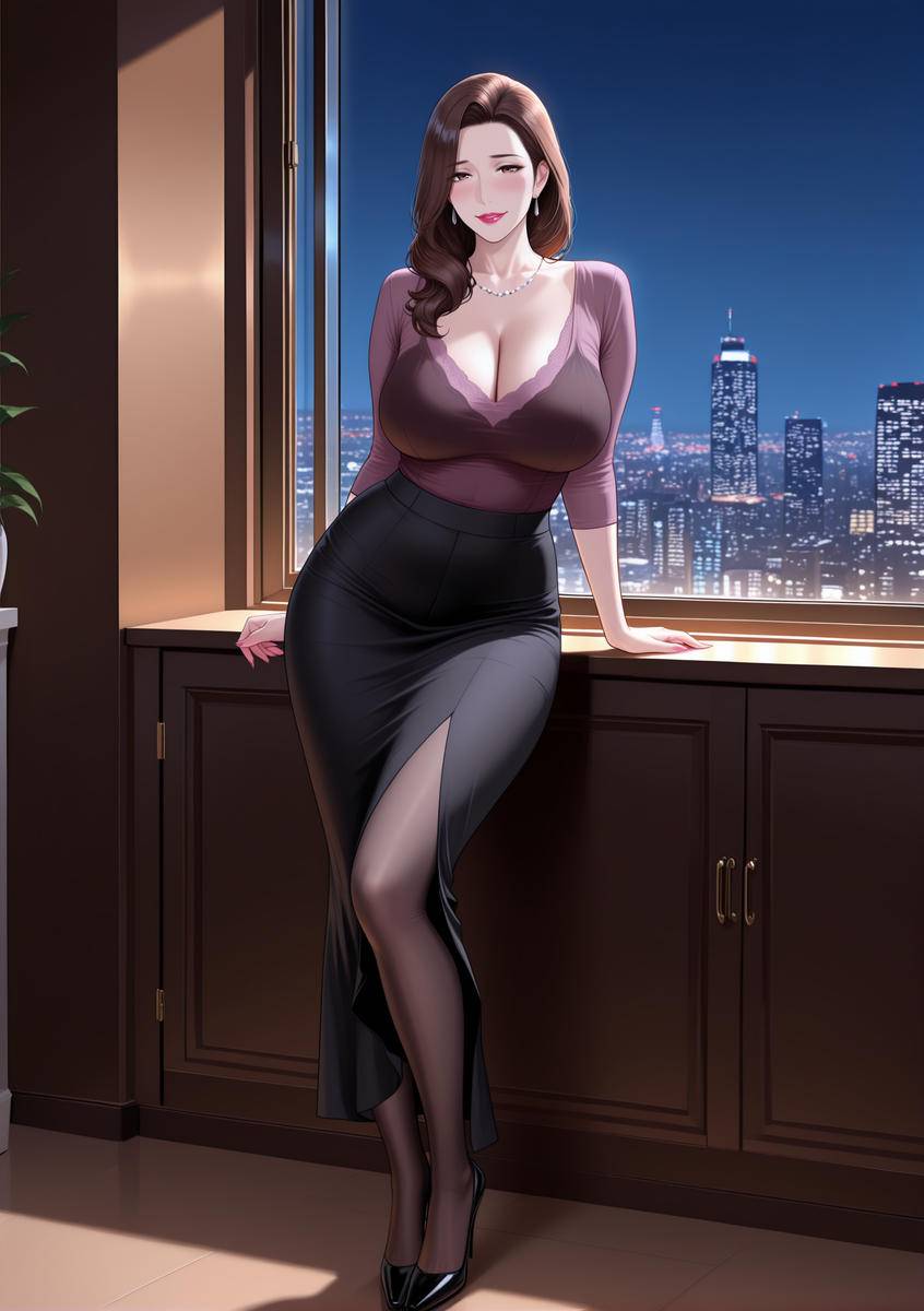 图片[35]-人妻若隐若现的性感内衣-pixiv插画-作品交流服务