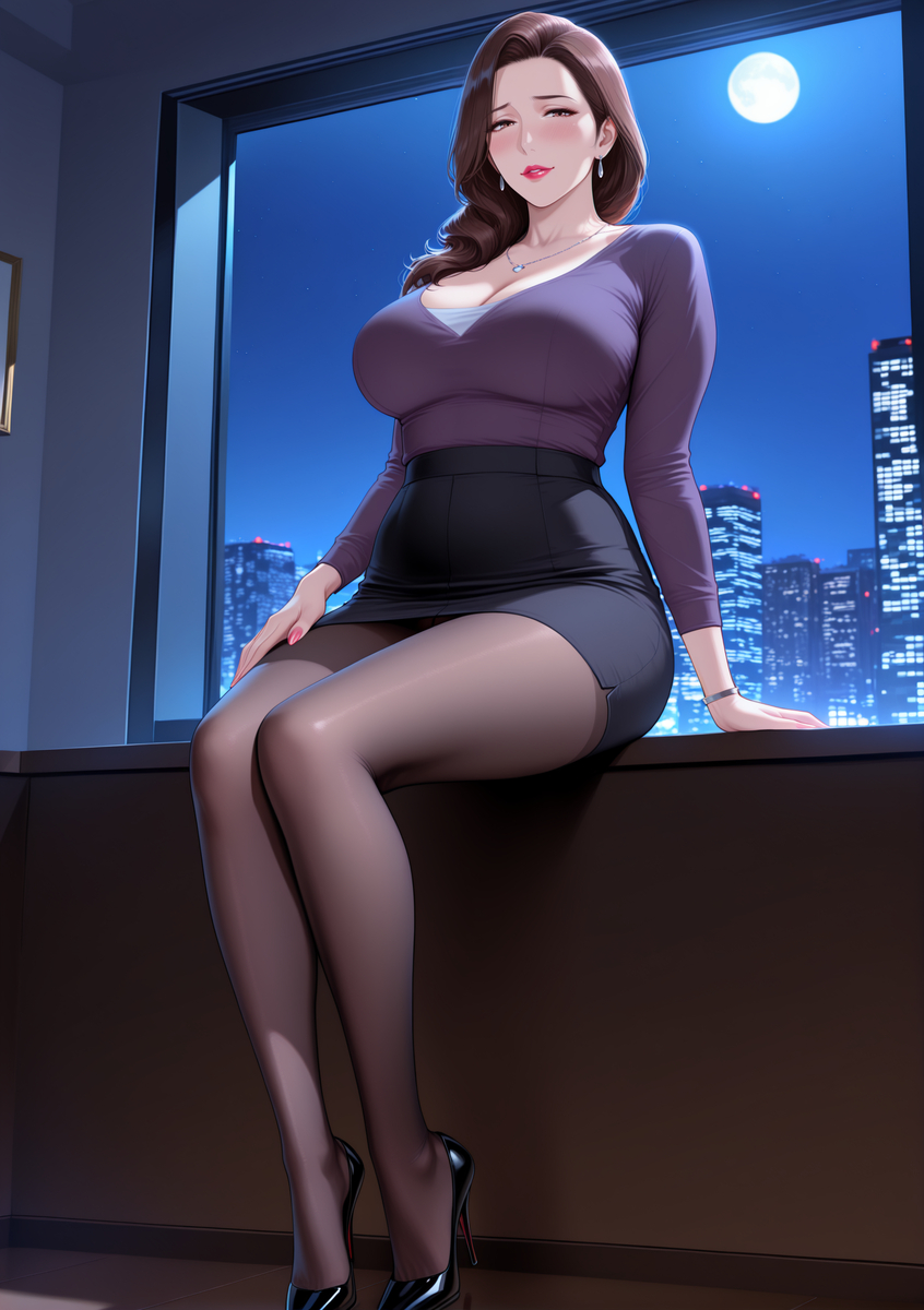 图片[40]-人妻若隐若现的性感内衣-pixiv插画-作品交流服务