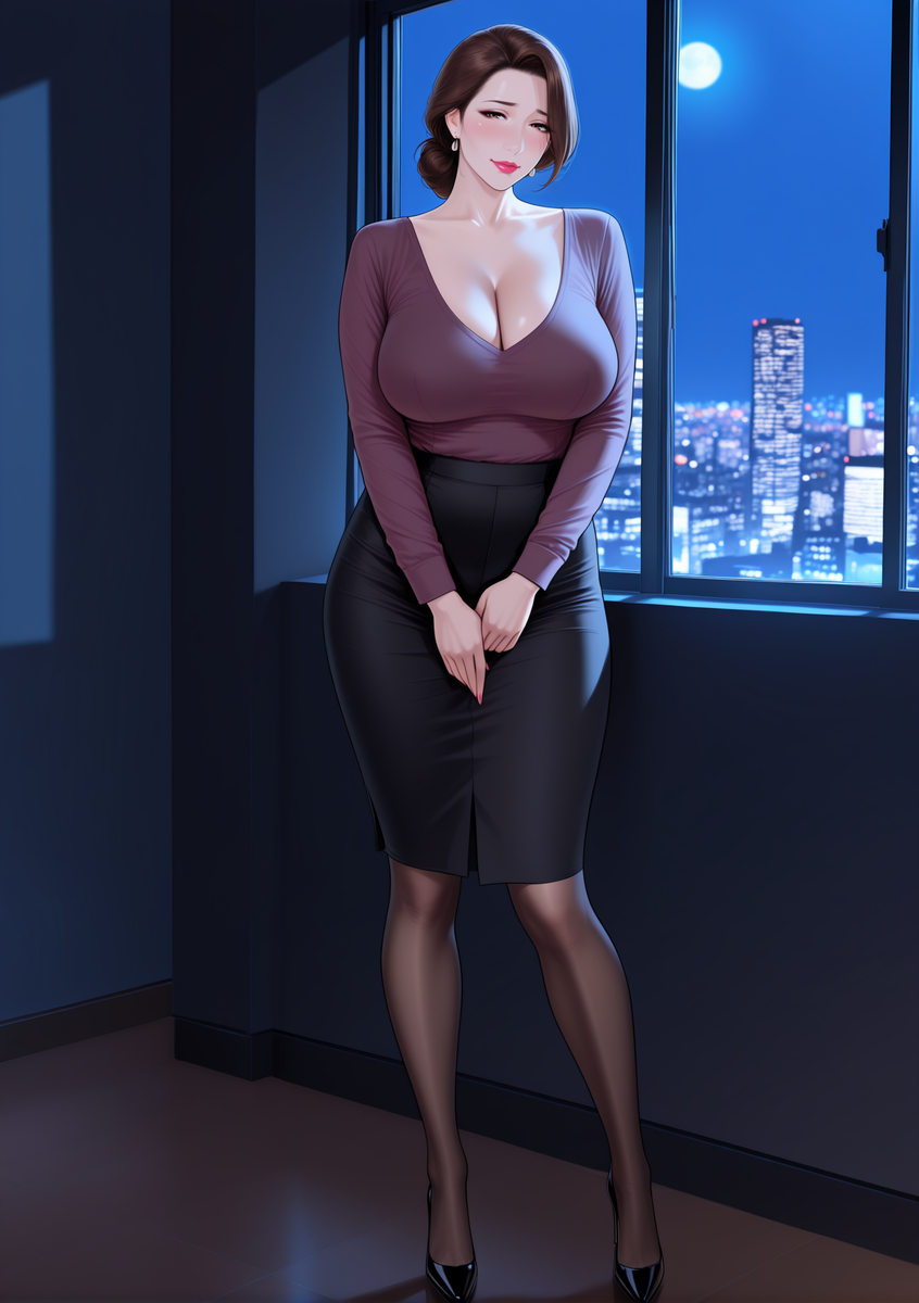 图片[42]-人妻若隐若现的性感内衣-pixiv插画-作品交流服务