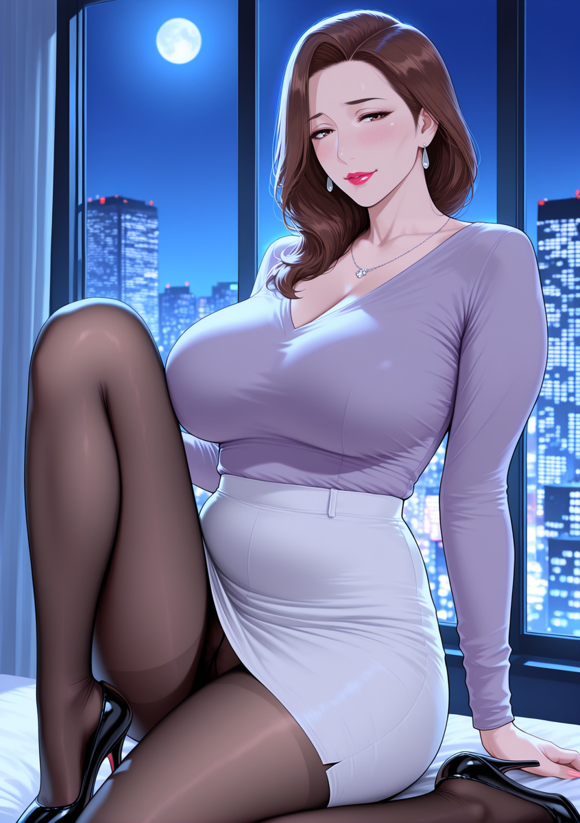 图片[51]-人妻若隐若现的性感内衣-pixiv插画-作品交流服务