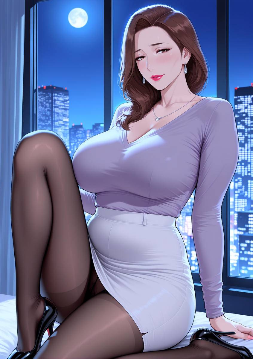 图片[51]-人妻若隐若现的性感内衣-pixiv插画-作品交流服务