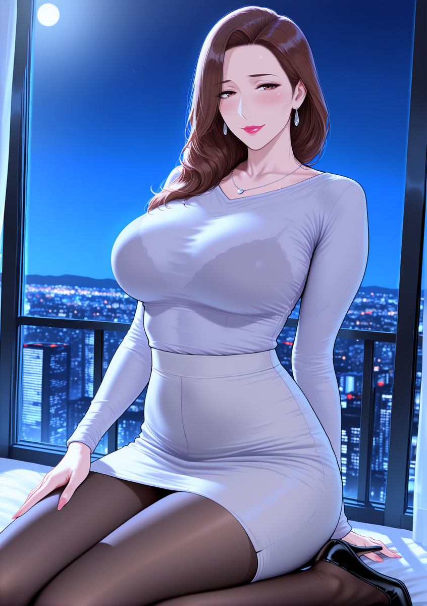 图片[52]-人妻若隐若现的性感内衣-pixiv插画-作品交流服务