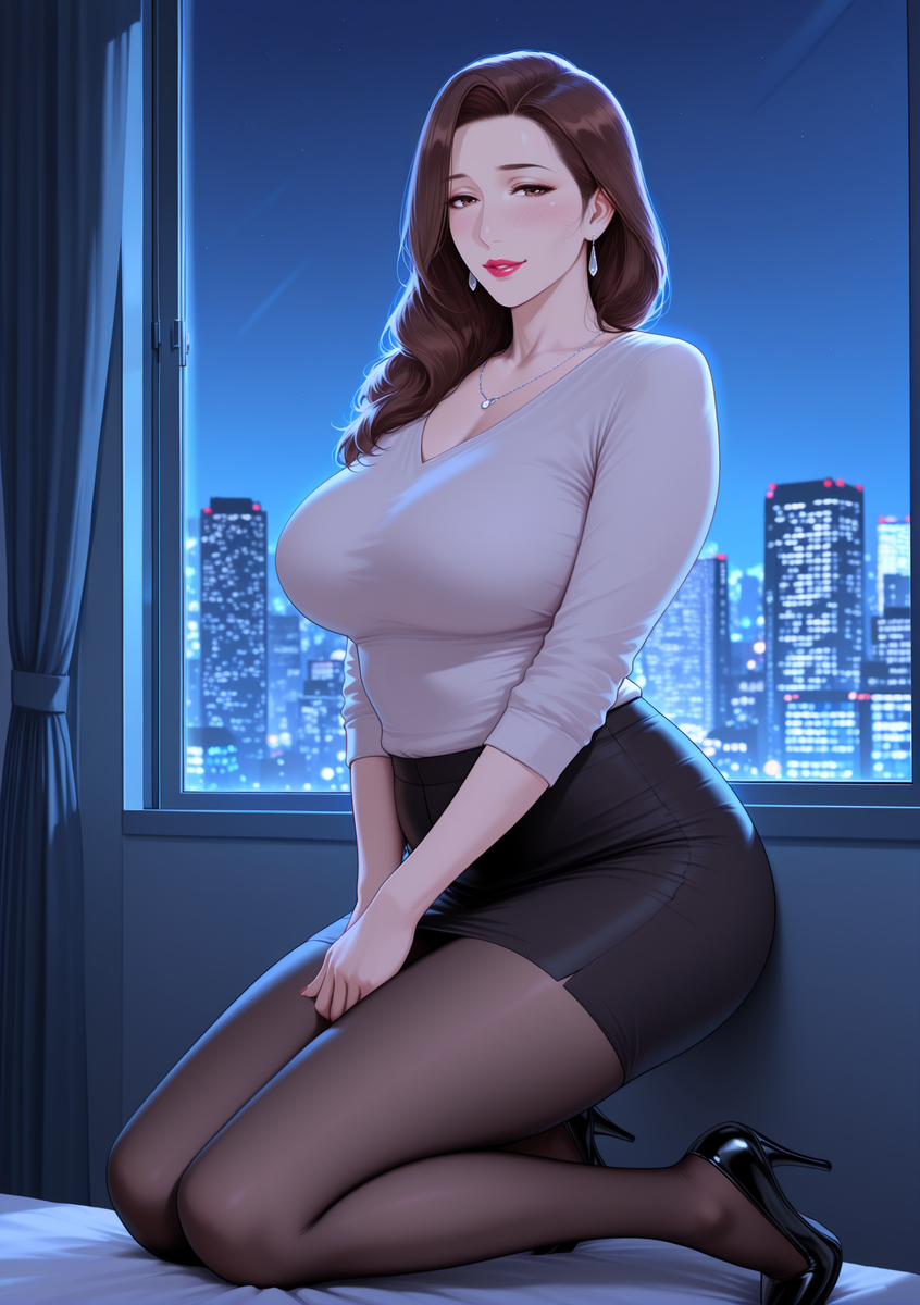 图片[60]-人妻若隐若现的性感内衣-pixiv插画-作品交流服务