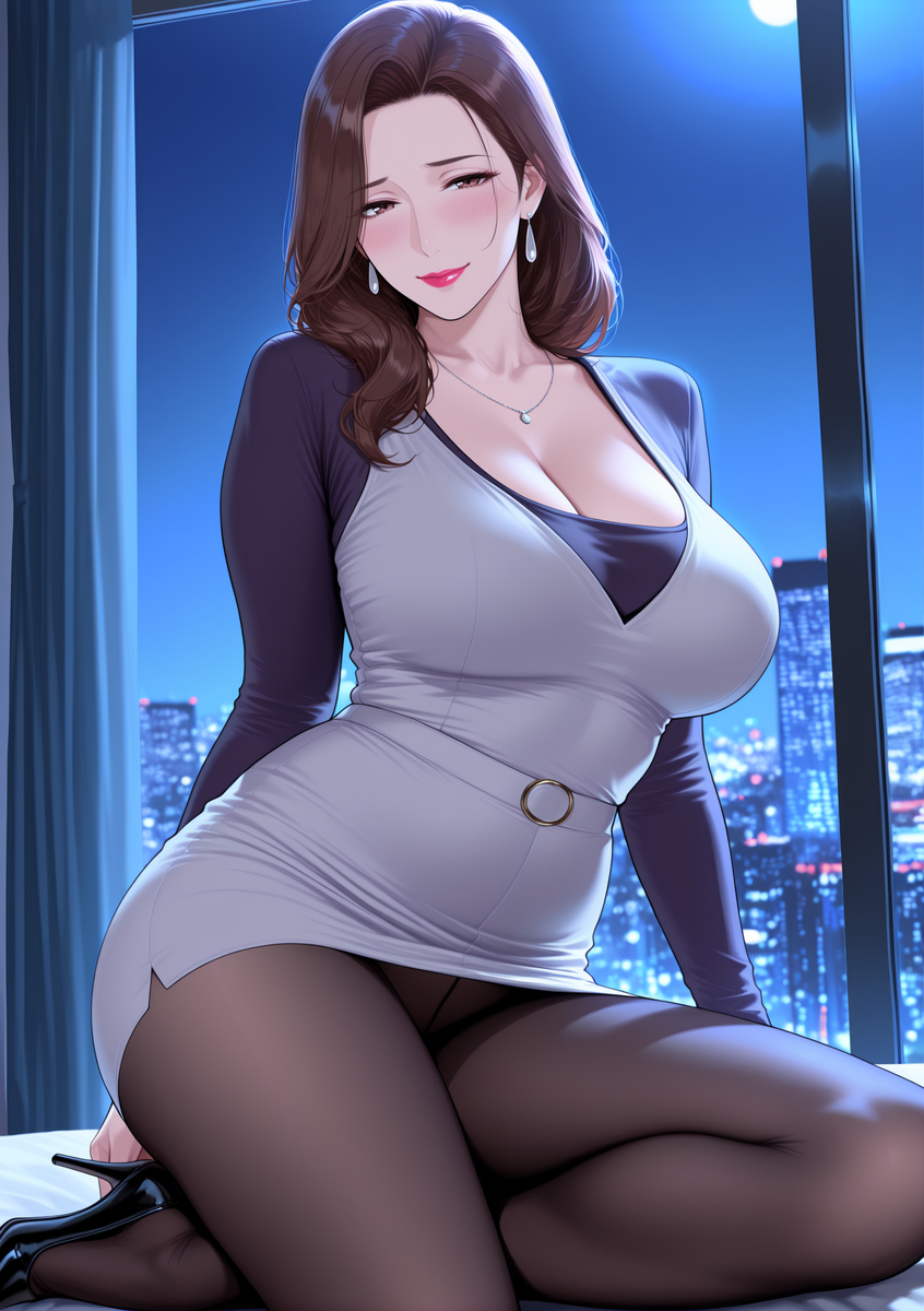 图片[63]-人妻若隐若现的性感内衣-pixiv插画-作品交流服务