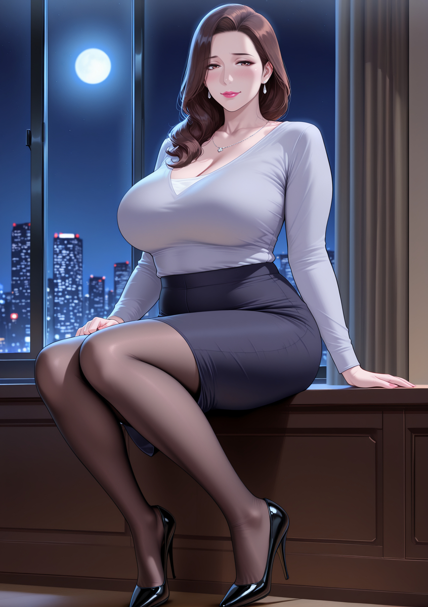 图片[66]-人妻若隐若现的性感内衣-pixiv插画-作品交流服务