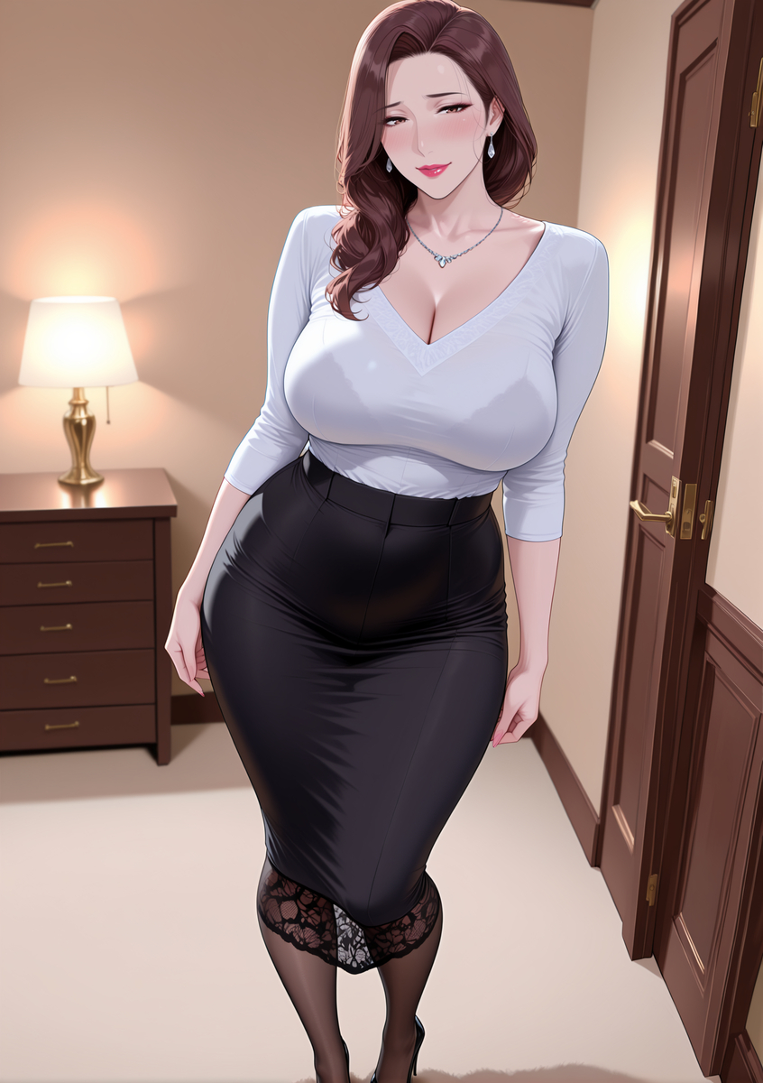 图片[68]-人妻若隐若现的性感内衣-pixiv插画-作品交流服务