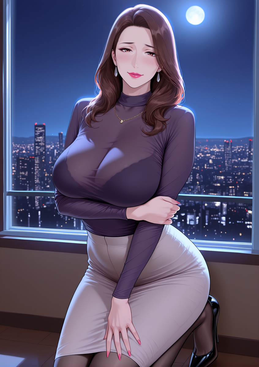 图片[10]-人妻若隐若现的性感内衣-pixiv插画-作品交流服务