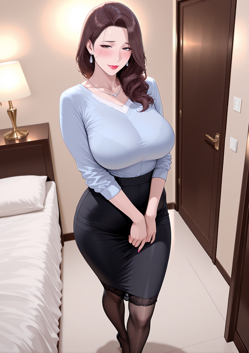 图片[22]-性感人妻的长裙-pixiv插画-作品交流服务