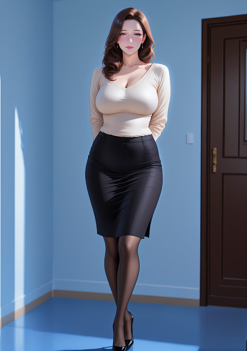 图片[34]-性感人妻的长裙-pixiv插画-作品交流服务