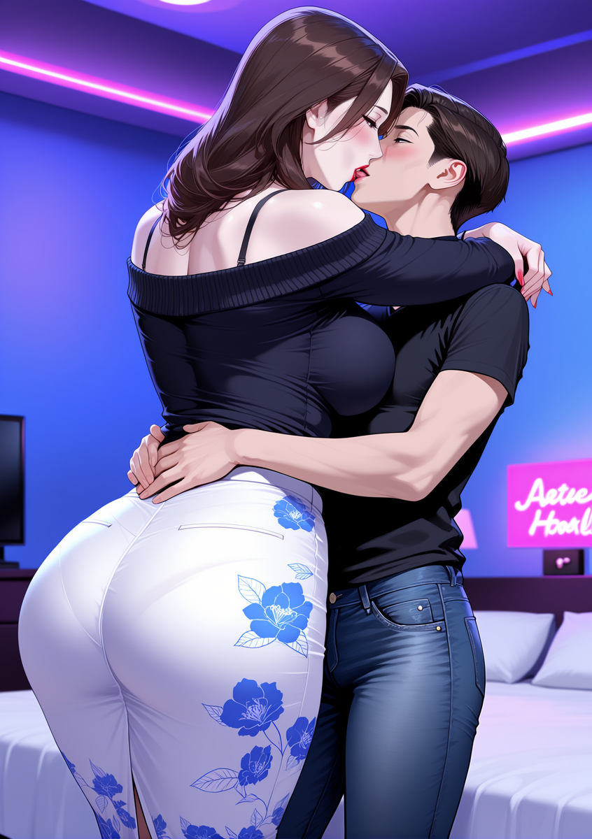 图片[20]-情趣酒店里的不伦之恋：（第二章）暧昧氛围的突破-pixiv插画-作品交流服务