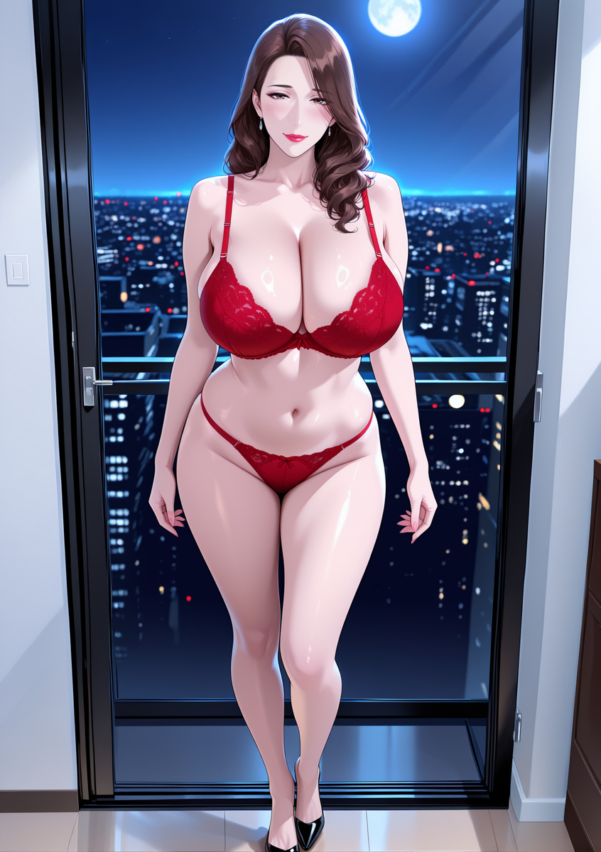 图片[27]-骚妈的维密秀~红色-pixiv插画-作品交流服务