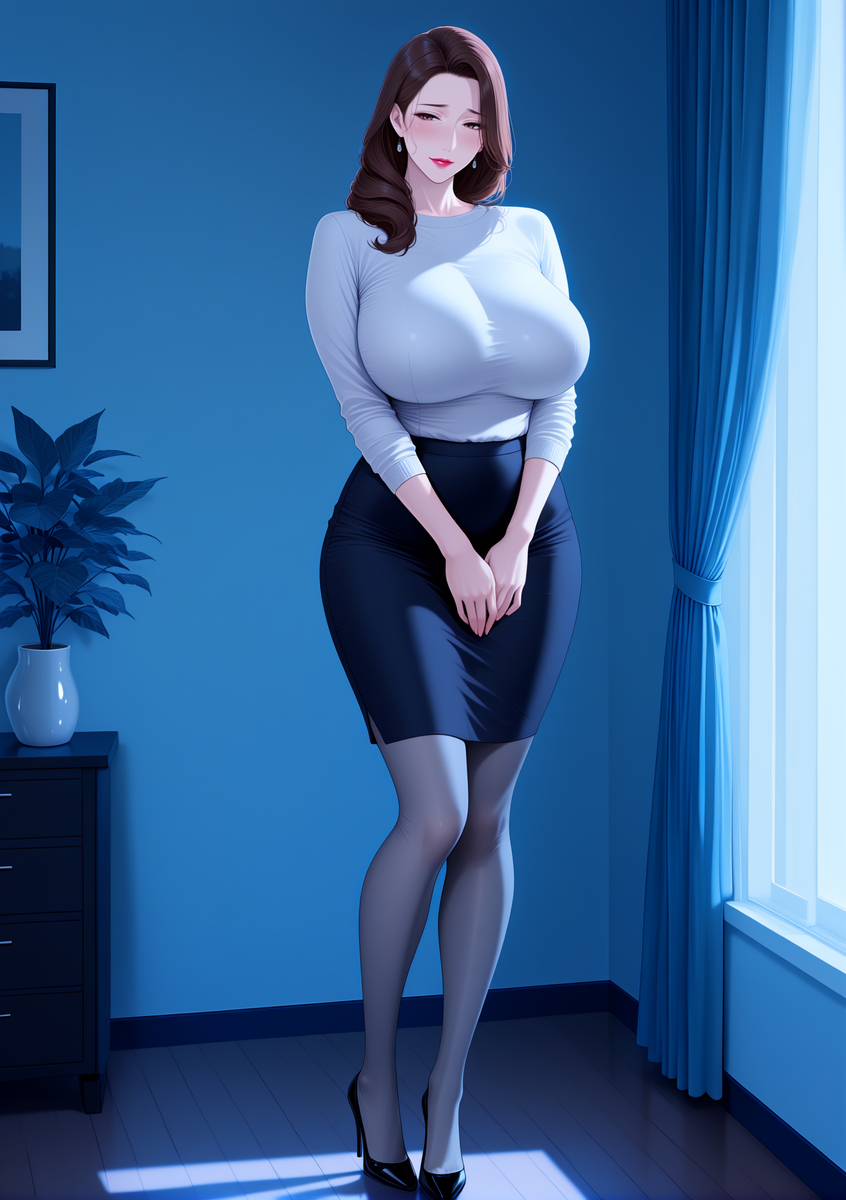 图片[30]-骚妈的性感母体-pixiv插画-作品交流服务