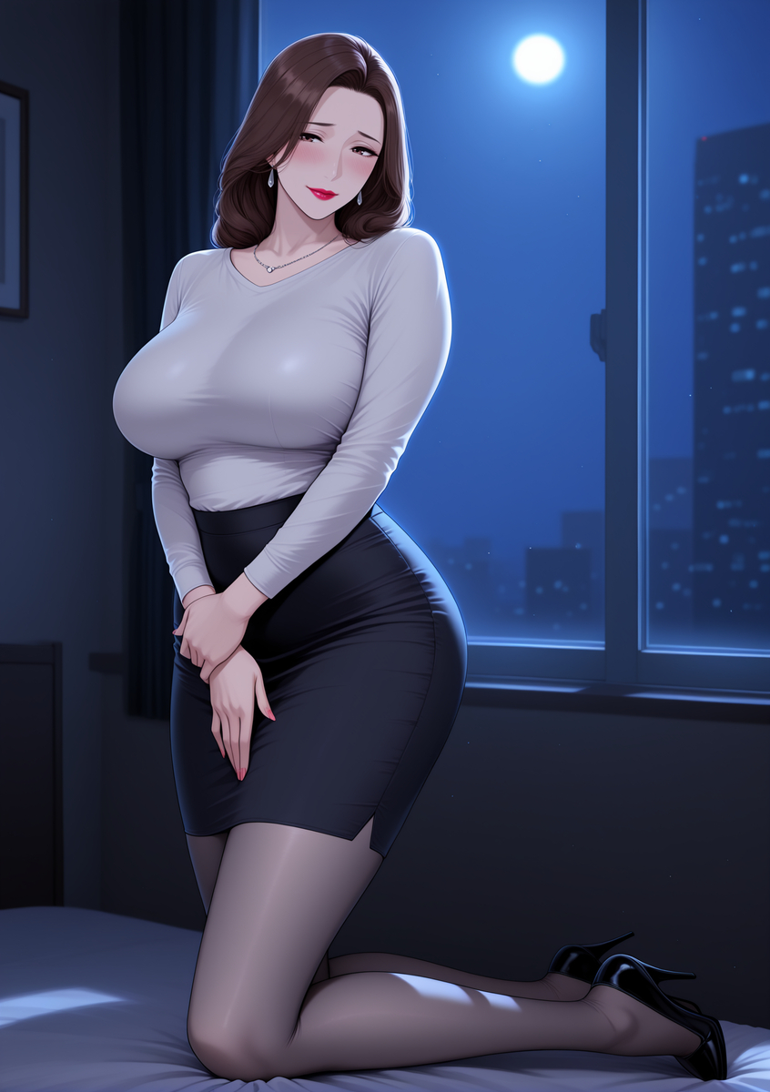 图片[6]-骚妈的性感母体-pixiv插画-作品交流服务