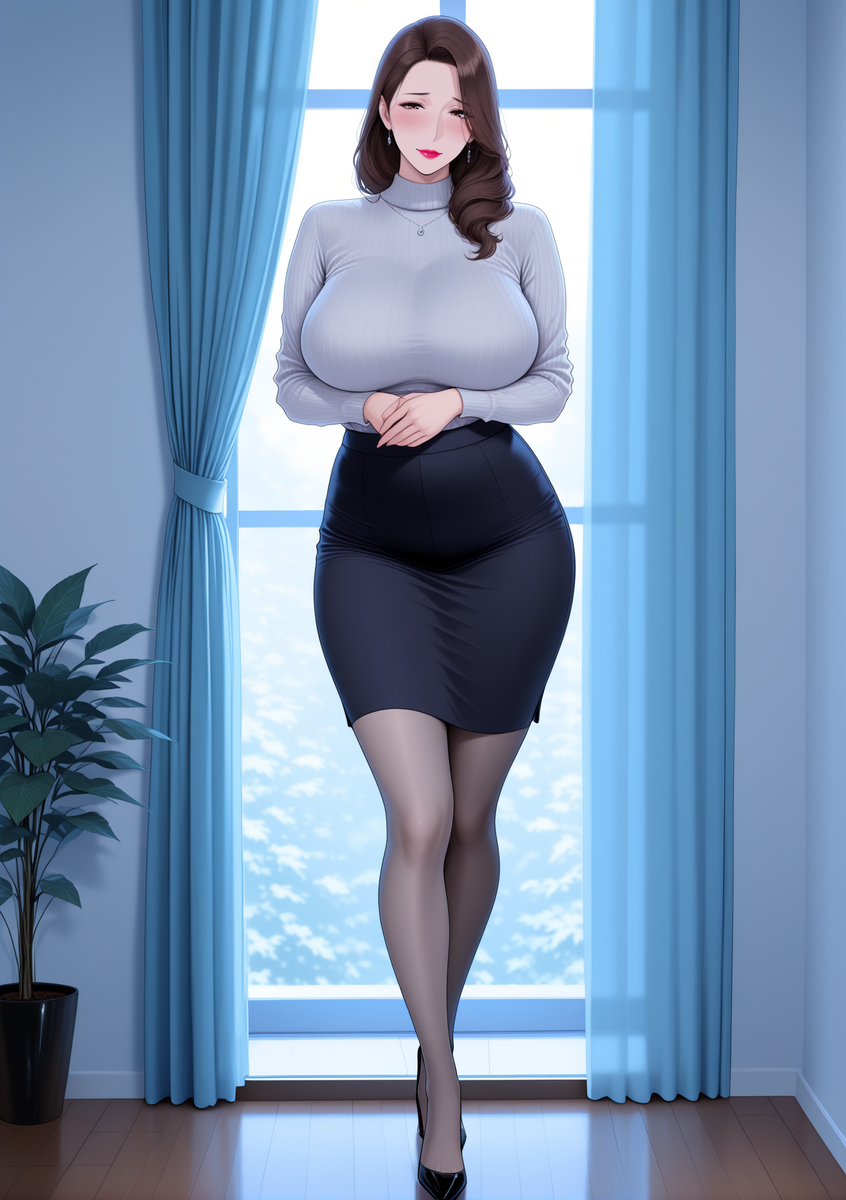 图片[13]-性感灰丝骚妈-pixiv插画-作品交流服务