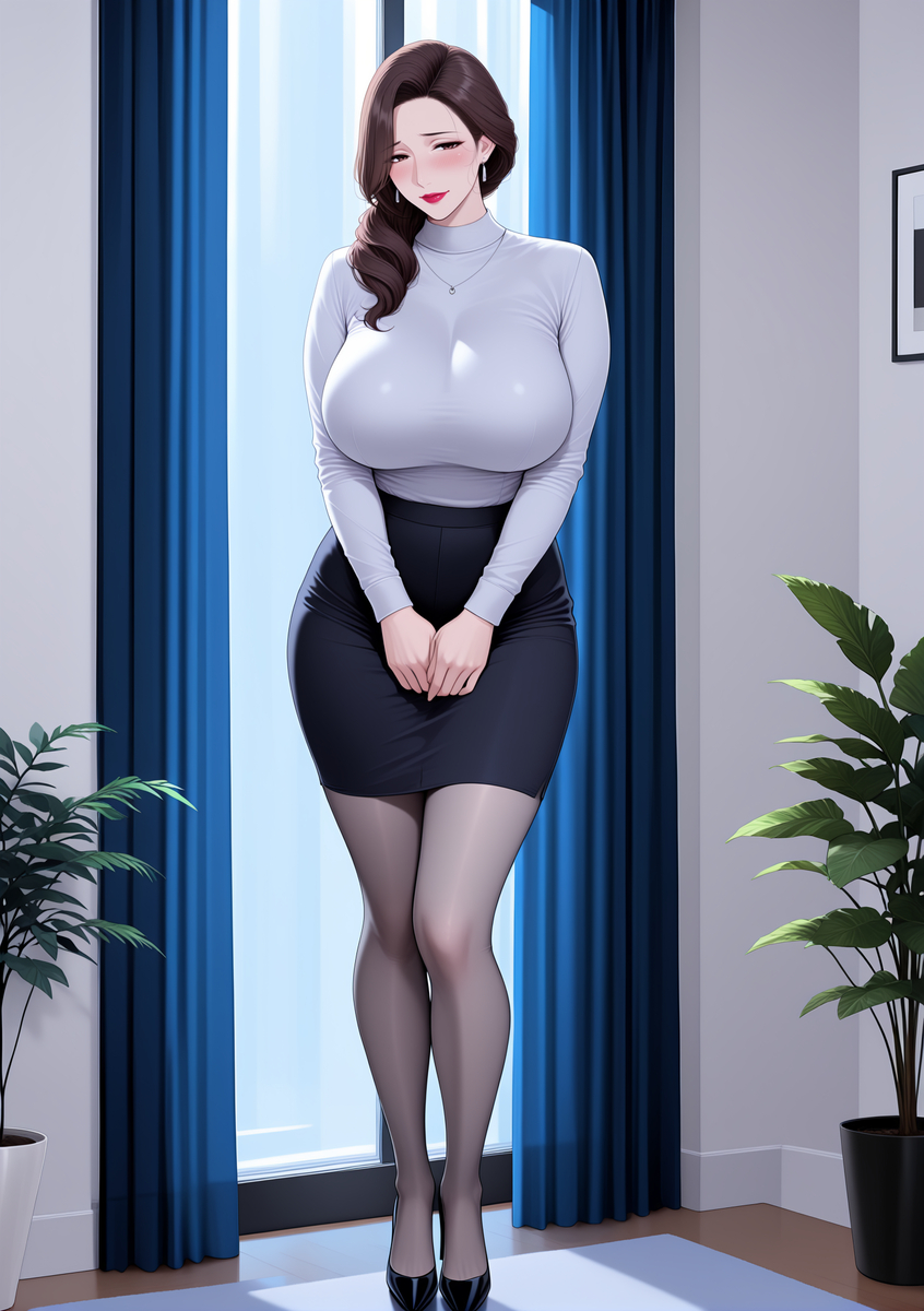 图片[14]-性感灰丝骚妈-pixiv插画-作品交流服务