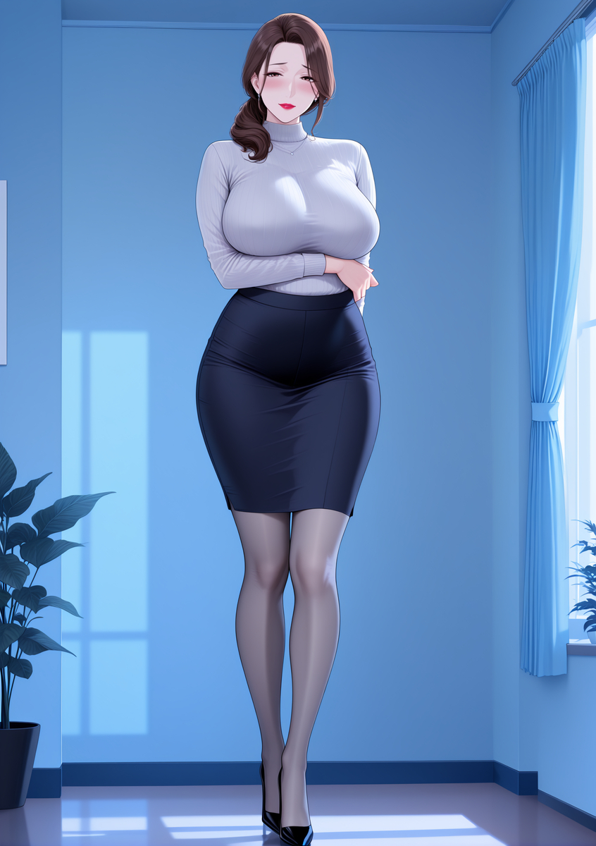 图片[17]-性感灰丝骚妈-pixiv插画-作品交流服务