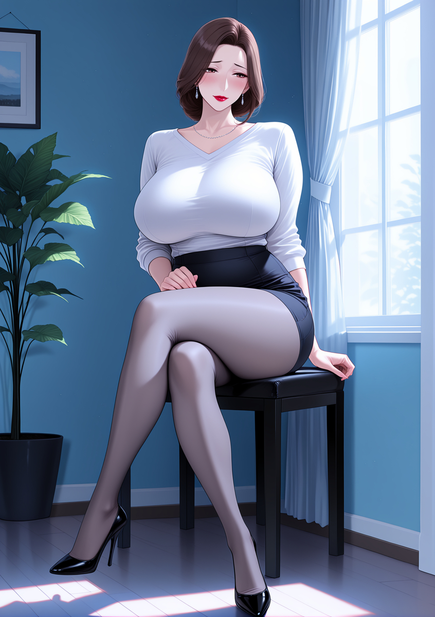 图片[39]-性感灰丝骚妈-pixiv插画-作品交流服务