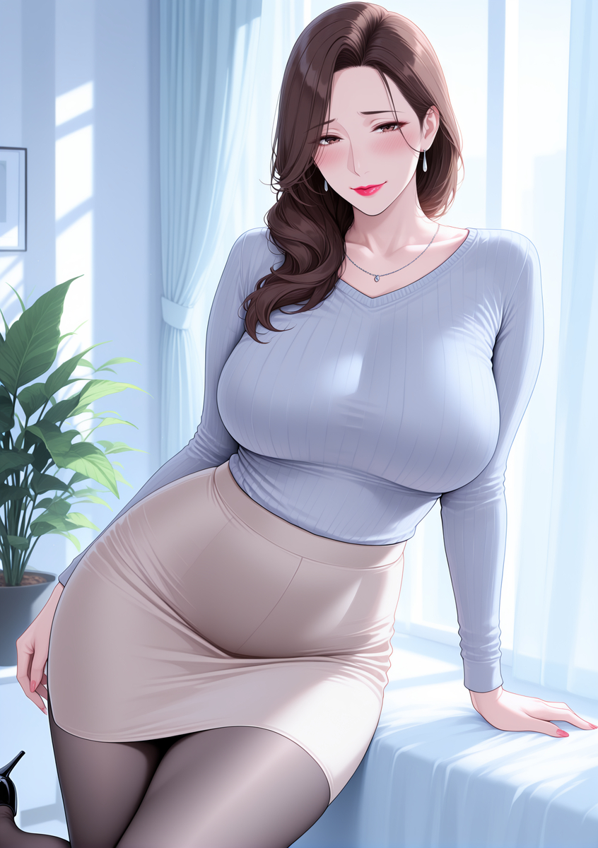 图片[6]-性感灰丝骚妈-pixiv插画-作品交流服务