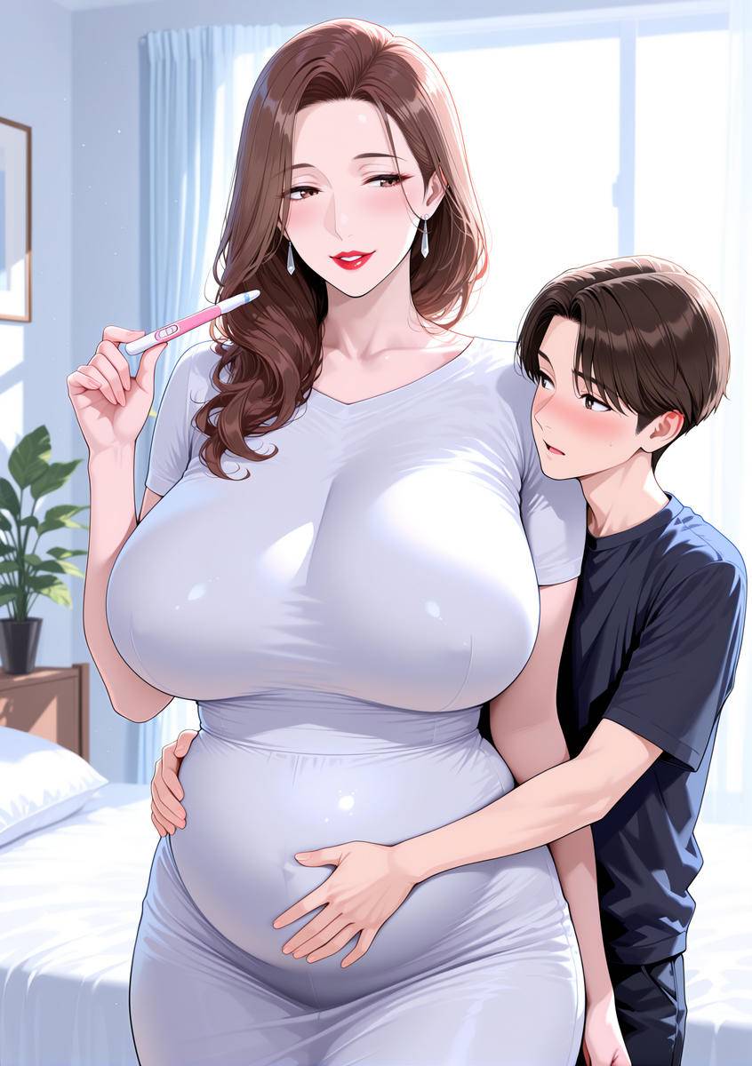 图片[13]-欢愉过后，骚妈怀上了儿子的种-pixiv插画-作品交流服务