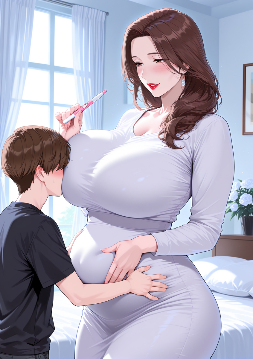 图片[14]-欢愉过后，骚妈怀上了儿子的种-pixiv插画-作品交流服务