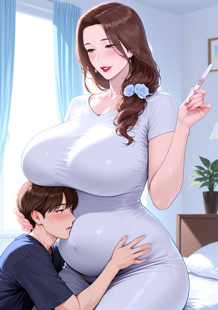 图片[15]-欢愉过后，骚妈怀上了儿子的种-pixiv插画-作品交流服务