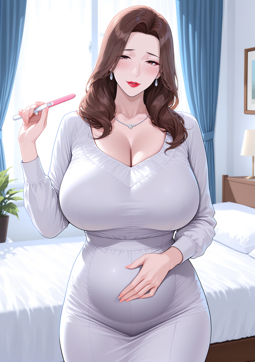 图片[5]-欢愉过后，骚妈怀上了儿子的种-pixiv插画-作品交流服务