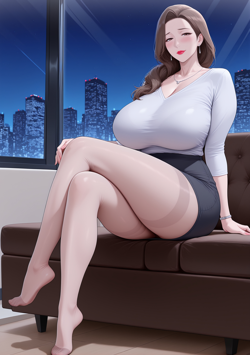 图片[5]-骚妈的肉丝帮你起飞~-pixiv插画-作品交流服务