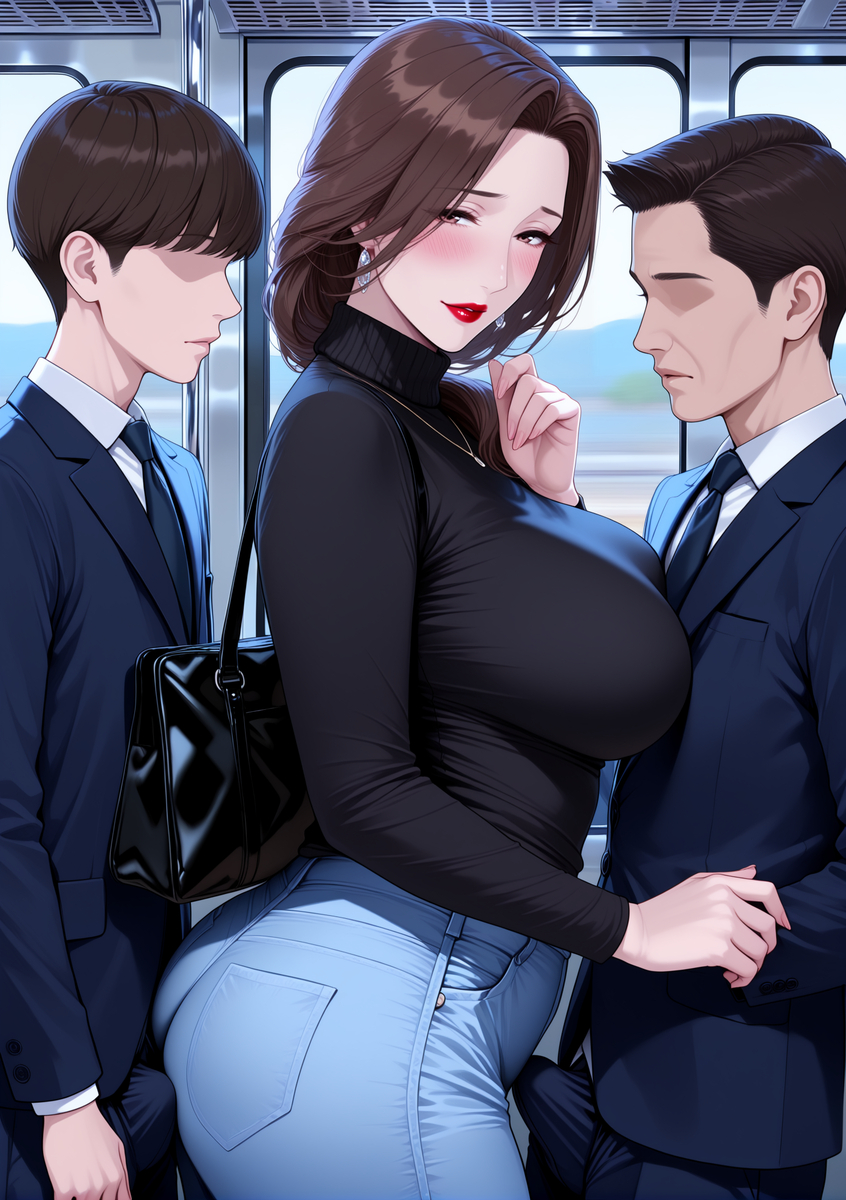 图片[37]-最近现实里见到好多黑毛衣搭配牛仔裤-pixiv插画-作品交流服务