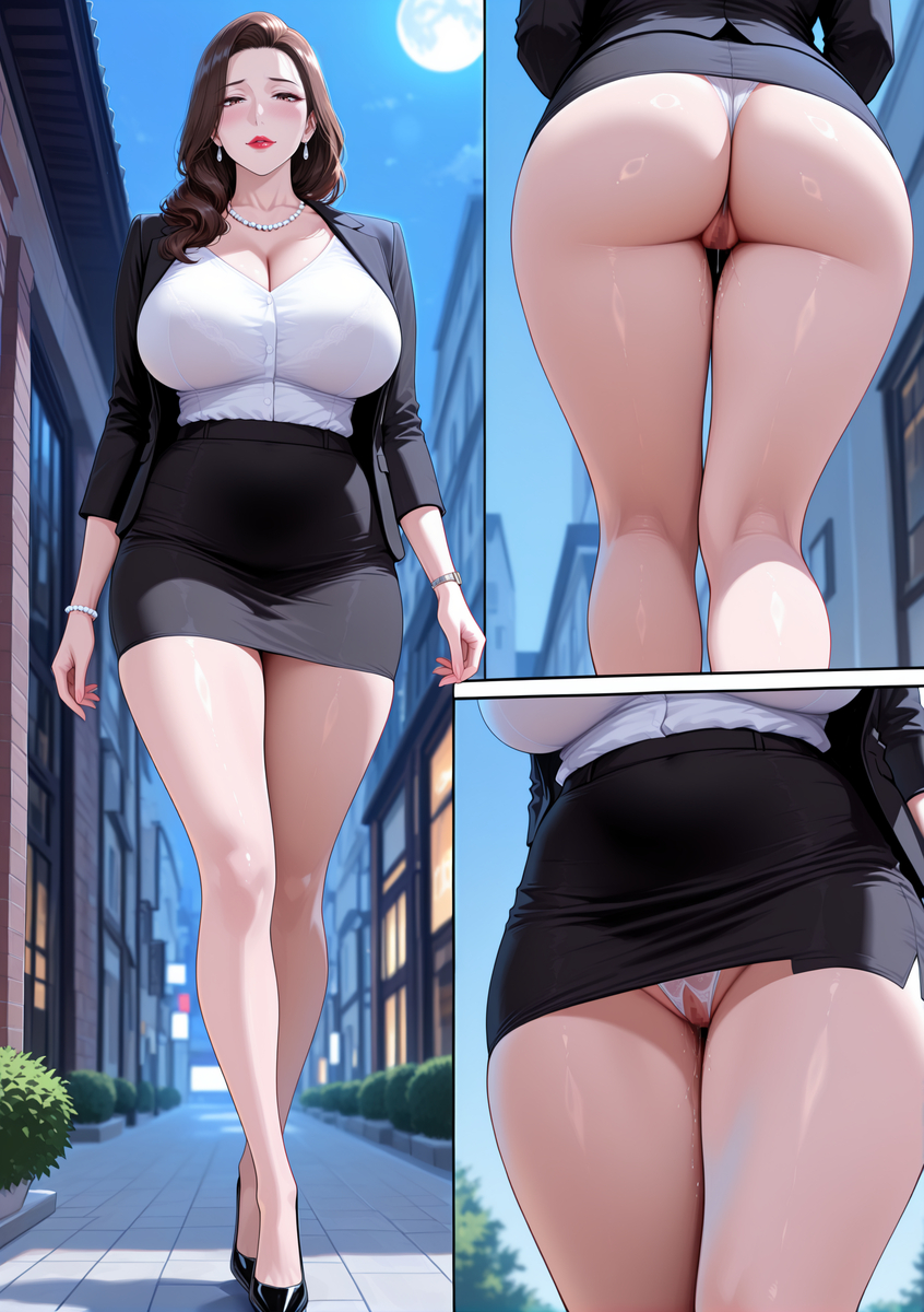 OL人妻-pixiv插画-作品交流服务