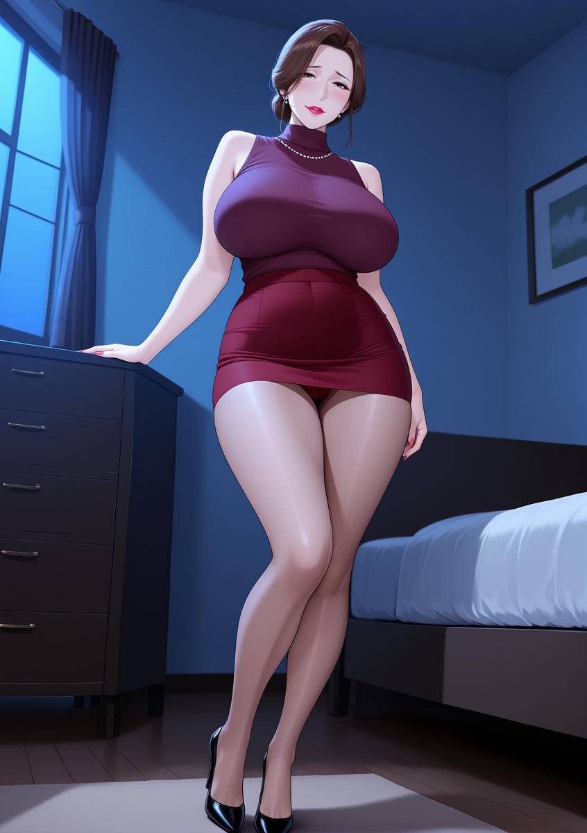 图片[43]-淫荡女王骚妈の第一弹：裙底里的蕾丝骚内-pixiv插画-作品交流服务