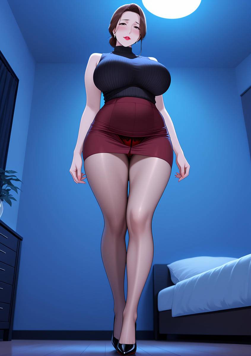 图片[48]-淫荡女王骚妈の第一弹：裙底里的蕾丝骚内-pixiv插画-作品交流服务